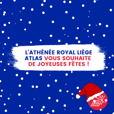L'Athénée Royal Liège Atlas vous souhaite de joyeuses fêtes !